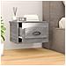 Comodini A Parete 2 Pz Grigio Sonoma 41,5x36x28 Cm - Foto miniatura 3