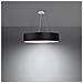 Lampadario Skala 60 Bianco Sl. 0800 - Minimalista Lampadari Nero 102x60x60 Cm - Foto miniatura 3
