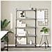 Libreria 5 Ripiani Grigio Sonoma 80x30x154cm Legno Multistrato - Foto miniatura 1