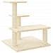 Albero Per Gatti Con Tiragraffi In Sisal Crema 61 Cm - Foto miniatura 1