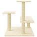Albero Per Gatti Con Tiragraffi In Sisal Crema 61 Cm - Foto miniatura 3