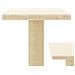 Albero Per Gatti Con Tiragraffi In Sisal Crema 61 Cm - Foto miniatura 5