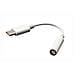 AK-CBCA27 cavo audio 0,1 m USB C 3.5mm Bianco - Foto miniatura 1