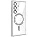 Cover Magsafe Per Samsung S24 Ultra In Silicone Bordo Cromato - Foto miniatura 4