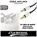 Cavo Ausiliario Audio Due Jack 3.5 Mm Premium, Nero - Foto miniatura 2