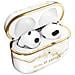 Cover Per Airpods 3 Effetto Marmo Elegante Golden Pearl Marble, Bianco - Foto miniatura 1