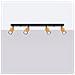Lampada A Soffitto Winx 4l Nero /coop Sl. 1379 - Moderno Lampade Da Soffitto Nero /rame 18.5x82x6 Cm - Foto miniatura 2