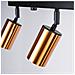 Lampada A Soffitto Winx 4l Nero /coop Sl. 1379 - Moderno Lampade Da Soffitto Nero /rame 18.5x82x6 Cm - Foto miniatura 6