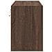 Mobile TV a Parete con Luci LED Rovere Marrone 80x31x45 cm - Foto miniatura 3