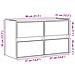 Mobile TV a Parete con Luci LED Rovere Marrone 80x31x45 cm - Foto miniatura 7