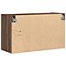 Mobile TV a Parete con Luci LED Rovere Marrone 80x31x45 cm - Foto miniatura 8