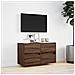 Mobile TV a Parete con Luci LED Rovere Marrone 80x31x45 cm - Foto miniatura 10