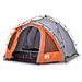 Tenda a Cupola 3 Persone Grigio e Arancione a Rilascio Rapido - Foto miniatura 1