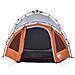 Tenda a Cupola 3 Persone Grigio e Arancione a Rilascio Rapido - Foto miniatura 6