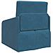 Divano Letto 2-in-1 Blu 65x80x83 cm Velluto - Foto miniatura 7