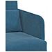 Divano Letto 2-in-1 Blu 65x80x83 cm Velluto - Foto miniatura 8