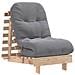 Divano Letto Futon con Materasso 60x206x11 Legno Massello Pino - Foto miniatura 1