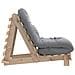 Divano Letto Futon con Materasso 60x206x11 Legno Massello Pino - Foto miniatura 6