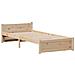Letto senza Materasso 75x190 cm in Legno Massello Pino - Foto miniatura 5