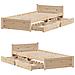 Letto senza Materasso 75x190 cm in Legno Massello Pino - Foto miniatura 9