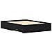 Struttura Letto con Cassetti Rovere Nero Legno ingegnerizzato - Foto miniatura 8