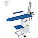 EOLO Tavolo da Stiro Professionale TS03 RA V6 Piano Riscaldato Aspirante Caldaia in Rame Ferro con Paravapore Termostato Braccetto Stiramaniche Aspirante e Riscaldato 112x42 cm Efficienza Energetica A++ - Foto miniatura 1