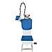 EOLO Tavolo da Stiro Professionale TS03 RA V6 Piano Riscaldato Aspirante Caldaia in Rame Ferro con Paravapore Termostato Braccetto Stiramaniche Aspirante e Riscaldato 112x42 cm Efficienza Energetica A++ - Foto miniatura 4