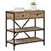 Tavolo Consolle Rovere Artigianale 75x34.5x75 cm Legno ingegnerizzato - Foto miniatura 3