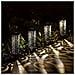 Set Di 6 Luci Solari Quadrate A Led Con Motivo Traforato Per Giardino - Foto miniatura 2