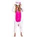Pigiama Da Donna Tuta Kigurumi Onesie Costume Unicorno Rosa 145-155 Cm S - Foto miniatura 5