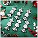 Mini Ornamenti Natalizi A Forma Di Caramella - Set Da 6, Decorazioni Festive Da Appendere All'albero Silver - Foto miniatura 3