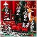 Mini Ornamenti Natalizi A Forma Di Caramella - Set Da 6, Decorazioni Festive Da Appendere All'albero Silver - Foto miniatura 4
