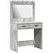 Toeletta  con luci LED Grigio cemento 78,5x41x135 cm - Foto miniatura 1
