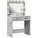 Toeletta  con luci LED Grigio cemento 78,5x41x135 cm - Foto miniatura 3