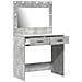 Toeletta  con luci LED Grigio cemento 78,5x41x135 cm - Foto miniatura 4