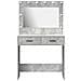 Toeletta  con luci LED Grigio cemento 78,5x41x135 cm - Foto miniatura 5