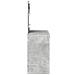 Toeletta  con luci LED Grigio cemento 78,5x41x135 cm - Foto miniatura 6