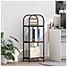 Libreria Rovere fumo 40 x 30 x 109 cm Legno multistrato - Foto miniatura 2