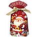 Sacchetti Di Natale Per Dolci Con Babbo Natale Fiocco Di Neve - Confezione Da 50 Sacchetti Regalo Con Coulisse - Foto miniatura 2