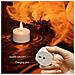 Set Di 6 Candele Led Ricaricabili Senza Fiamma Con Telecomando - Foto miniatura 2
