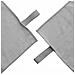 Asciugamani Sportivi 2 pcs Grigio scuro 50 x 30 cm - Foto miniatura 5
