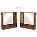 Set di mobili per il bagno con porta 2 pcs Legno vecchio - Foto miniatura 9