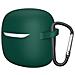 Custodia Protettiva In Silicone Compatibile Con Jbl Tune Flex 2 - Cover Anti-caduta Per Auricolari Green - Foto miniatura 1