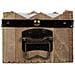 Cesto Rettangolare In Legno Blu 24x15x9/10,5h Cm - Foto miniatura 5
