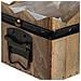 Cesto Rettangolare In Legno Blu 24x15x9/10,5h Cm - Foto miniatura 6