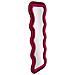 Specchio Da Parete Emily Wavy In Velluto Fucsia 67x166 Cm - Foto miniatura 2