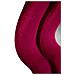 Specchio Da Parete Emily Wavy In Velluto Fucsia 67x166 Cm - Foto miniatura 3