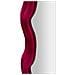 Specchio Da Parete Emily Wavy In Velluto Fucsia 67x166 Cm - Foto miniatura 4