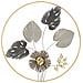 Decorazione In Metallo 3d Fiori 29-multicolore-metallo-65,4x4,4x65,4 Cm - Foto miniatura 1