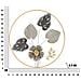Decorazione In Metallo 3d Fiori 29-multicolore-metallo-65,4x4,4x65,4 Cm - Foto miniatura 5